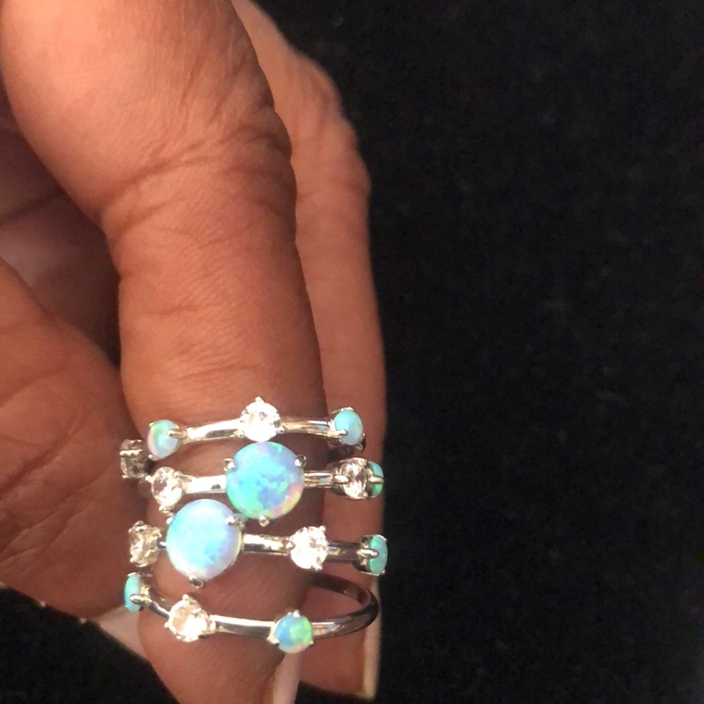 Sterling Silver Stack Rings - Picture 4 of 4